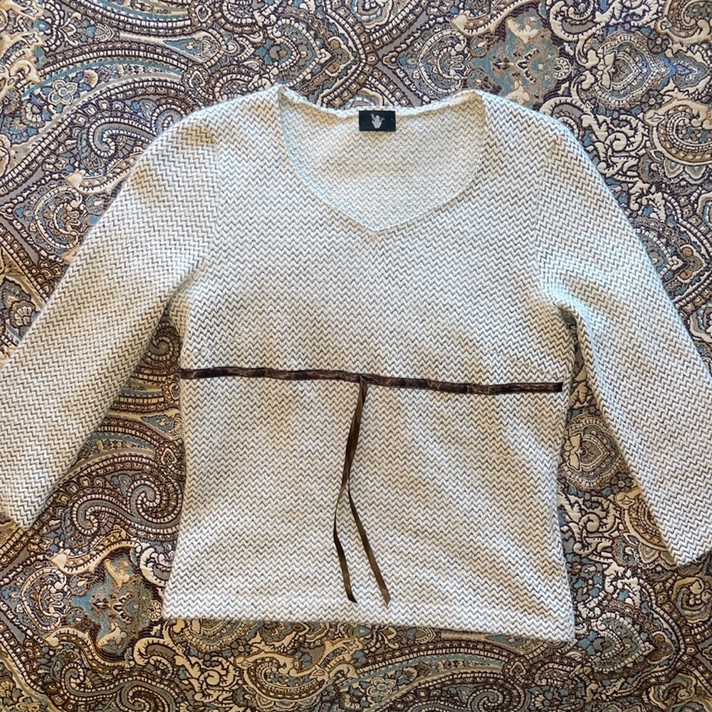 Japanese Brand-Unknown.  Beige/Brown/Grey, Small
